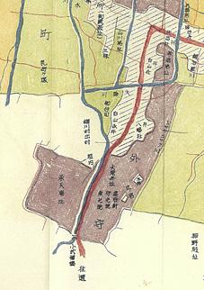 1890年[昭和23]の地図の画像