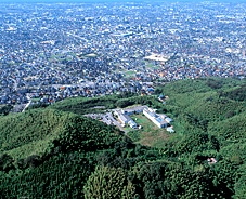 高尾城跡からのぞむ野々市の画像