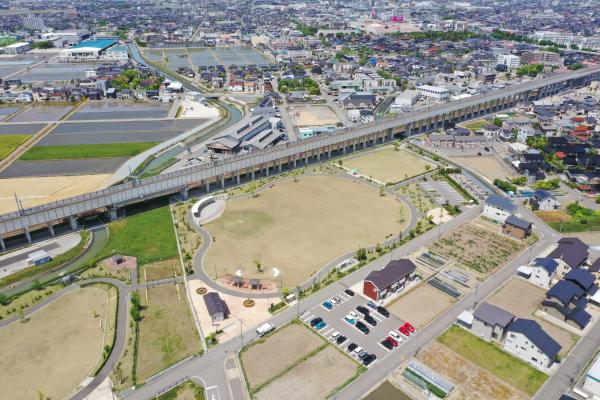 つばきの郷公園　東側