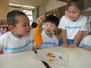 3歳児夏野菜