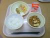 832キロカロリー、白飯、牛乳、シューマイ、パンサンスー、麻婆豆腐