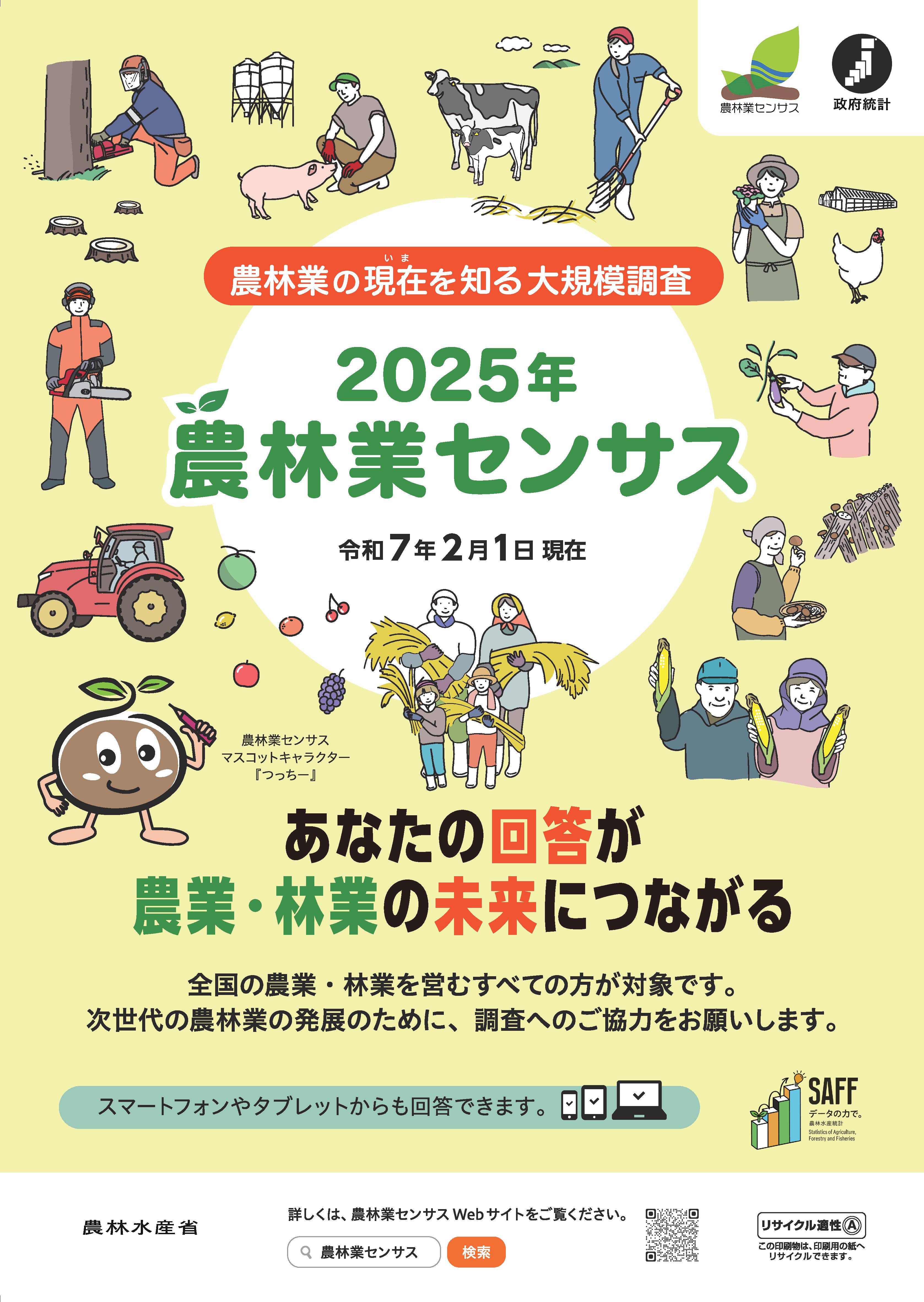 農林業センサスのポスター