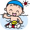 船で遊ぶ子どものイラスト