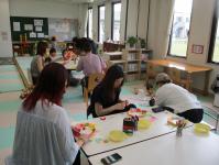 ママ友で来てくれました