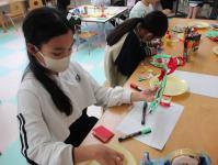 子どもも真剣です