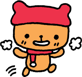 冬でも元気イラスト