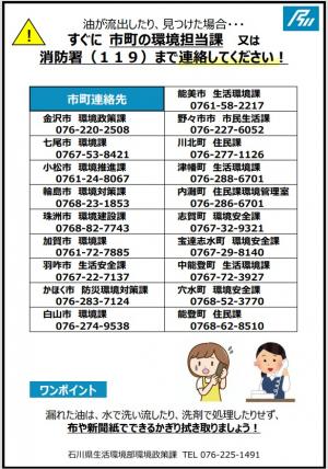 家庭用チラシ（裏）