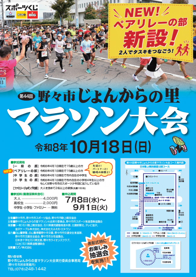 マラソン大会のポスター