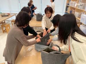 コンポストワークショップの様子