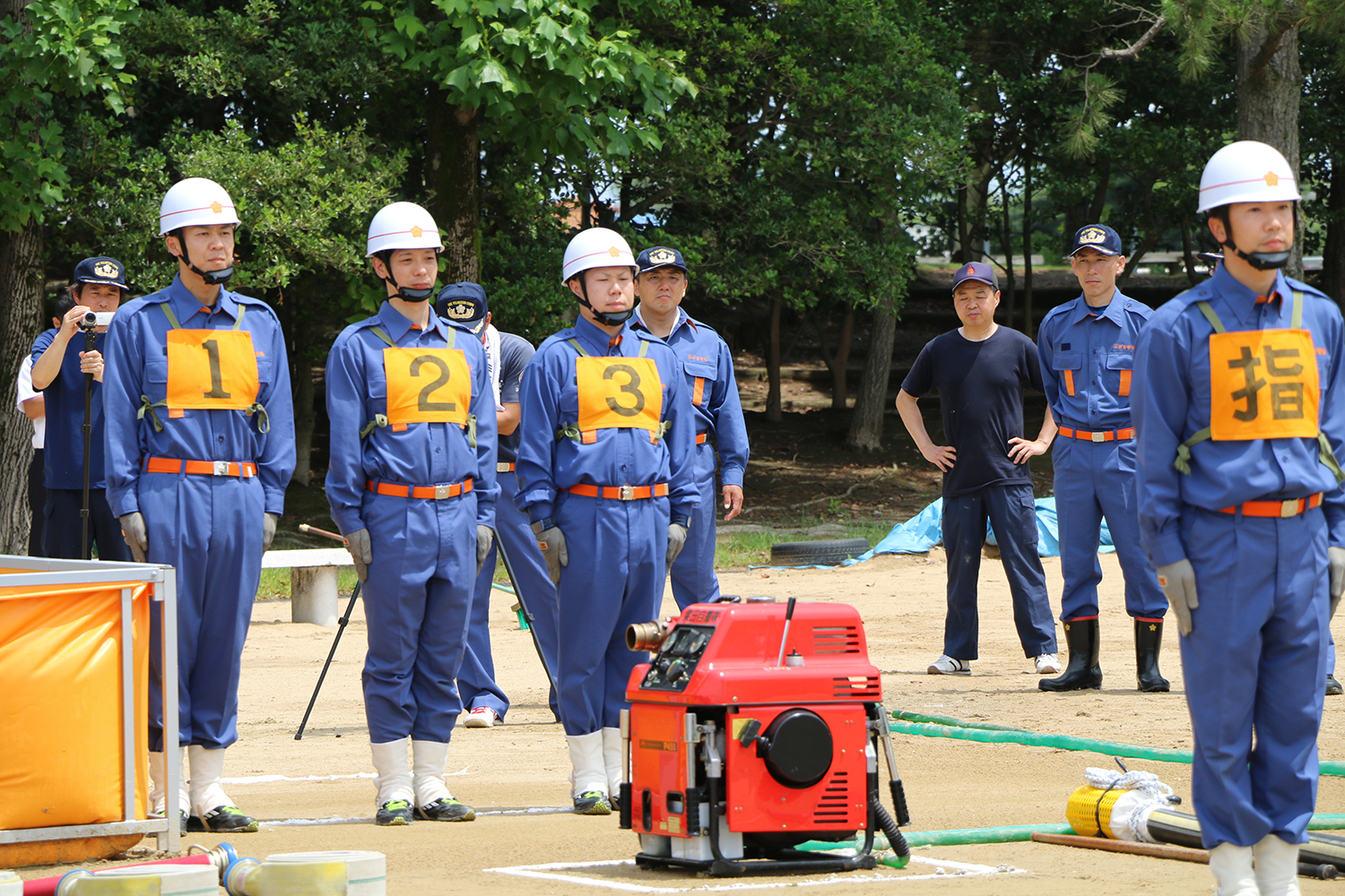 第19回自警団小型ポンプ操法大会の画像