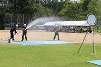 自警団小型ポンプ操法大会の様子の画像5