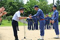 自警団小型ポンプ操法大会の様子の画像14