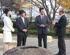 市勢特別番組の収録風景の画像2