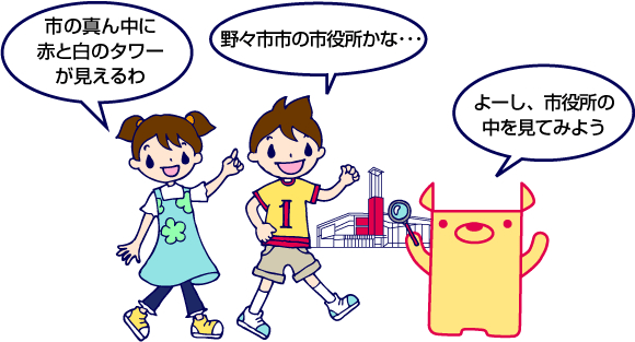 市役所探検 野々市市ホームページ