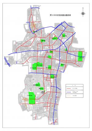 消雪装置設置路線